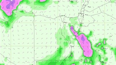 حالة الطقس، الأرصاد: ارتفاع أمواج البحر الأحمر بسبب نشاط الرياح 