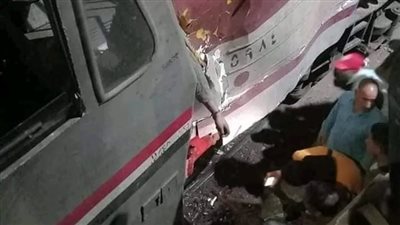 أول فيديو لحادث قطار قليوب