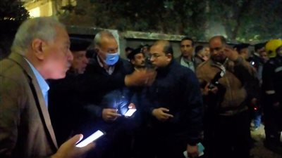 فصل عربات قطار قليوب عن العربة الخارجة من القضبان