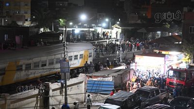 تفاصيل جديدة في حادث قطار قليوب.. متجه من شبرا إلي منوف 