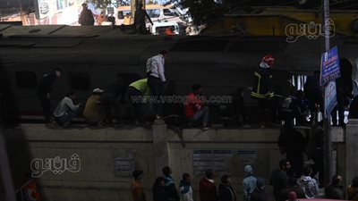 الصحة: وفاة راكب وإصابة 16 آخرين في حادث قطار قليوب