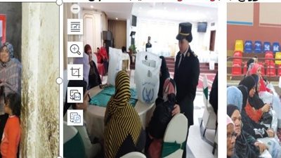 الداخلية توزع عبوات غذائية على السيدات المعيلات في اليوم العالمي للمرأة (صور)