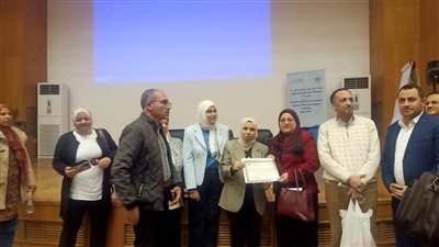 الصحة تكرم إدارة الأمراض المتوطنة في الدقهلية 