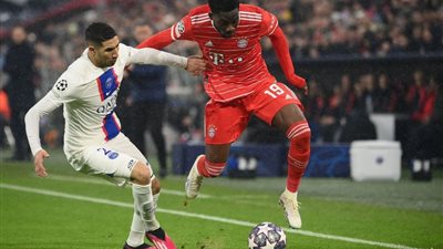 دوري أبطال أوروبا، تعادل سلبي بين بايرن ميونخ وسان جيرمان بعد 20 دقيقة 