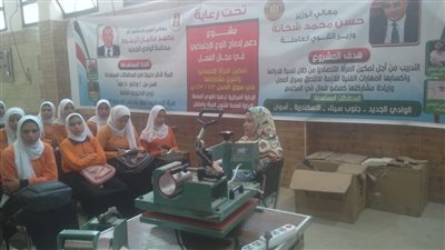 دورات تدريبية على مهن يحتاجها سوق العمل بالوادى الجديد