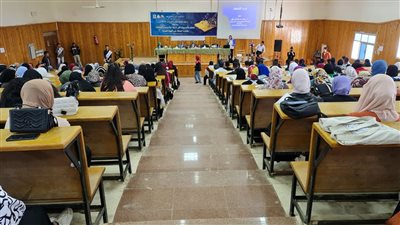 ندوة لـ أسرة طلاب من أجل مصر بجامعة المنيا حول حرب الشائعات