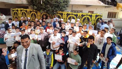تكريم 50 طفلا من حفظة القرآن الكريم بمعهد أنور أحمد الأزهري بالمنوفية