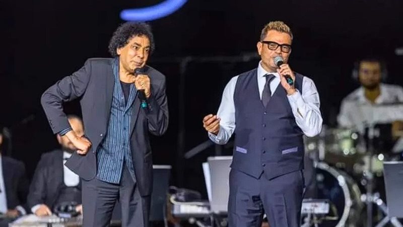 محمد منير وعمرو دياب
