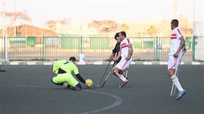 الزمالك يفوز على زد 3 / 0 في الدوري المصري لأصحاب الساق الواحدة (صور) 