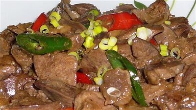 طريقة عمل الكبد والقوانص، أكلة سريعة ولذيذة 