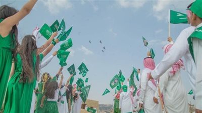 السعودية تحتفل بالعلَم للمرة الأولى في تاريخها