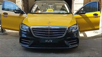 إسكندراني حول سيارة مرسيدس لتاكسي بسبب خلاف وعيب بالموتور (صور)