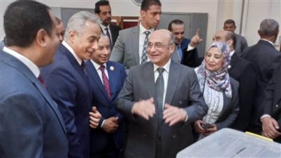 وزير القوى العاملة يتفقد لجنتي الأوقاف والشهر العقاري (صور)