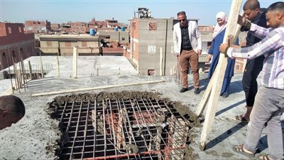 استمرار جهود الوحدات المحلية للتصدى للبناء المخالف في الدقهلية