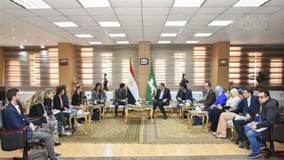 أسواق للجملة، تفاصيل زيارة وفد الوكالة الهندسية الفرنسية للتنمية للشرقية