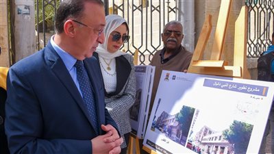 محافظ الإسكندرية يطلق إشارة البدء لتطوير ورفع كفاءة شارع النبي دانيال (صور) 