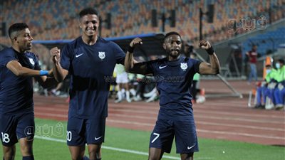 الدوري المصري، رفيق كابو يتقدم بهدف إنبي الأول في شباك الزمالك (صور)