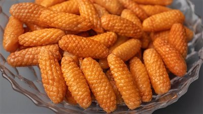 طريقة عمل صوابع زينب، المقلية بلون ذهبى مثل الجاهزة 