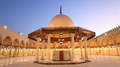 افتتاح مسجد عمرو بن العاص أول أيام شهر رمضان رسميا