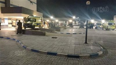 محافظ مطروح يتابع الحالة الصحية لضحايا حادث براني