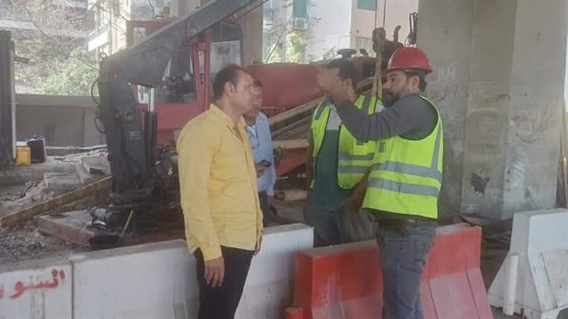 رئيس حي الهرم يتفقد
