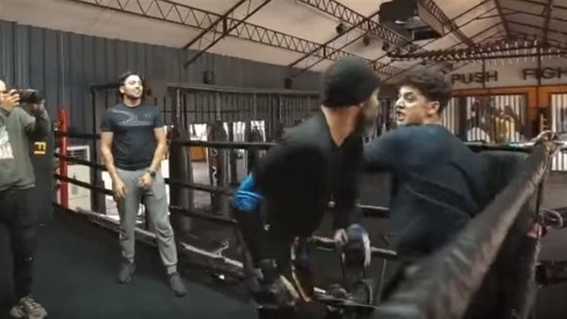 لحظة إصابة آدم الشرقاوي،