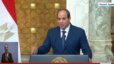 السيسي: نبذل جهدا كبيرا للاستفادة من كل نقطة مياه موجودة في مصر 