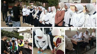 استمرار جولات حملة اقرأ فكر لمستقبل أفضل بمدارس البحيرة (صور)