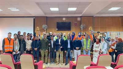 جامعة سوهاج تنظم برنامجا تدريبيا للمتطوعين بمبادرة رفقاء ذوي الهمم