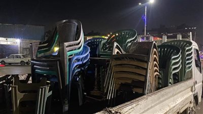 إزالة أكشاك مخالفة وتعديات علي الطريق العام بالوراق (صور)