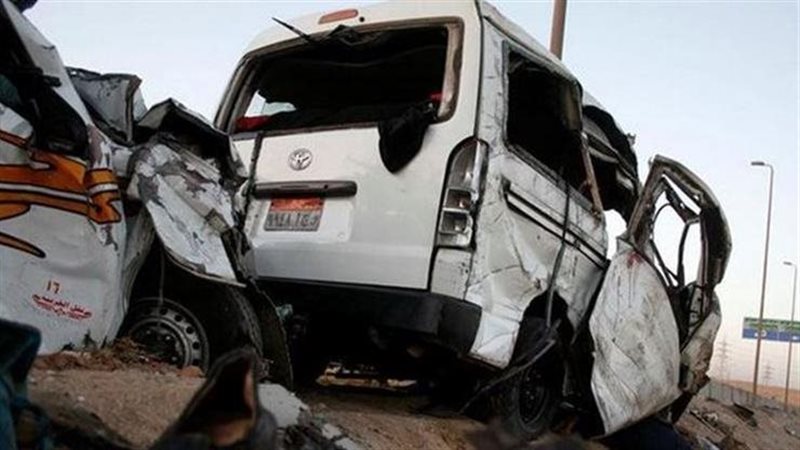 انقلاب ميكروباص بالشيخ