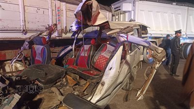 أسماء ضحايا حادث تصادم 3 سيارات نقل ثقيل في قنا