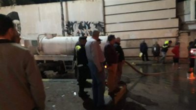 الانتهاء من أعمال شفط مياه الأمطار بأنفاق مدينة بنها (صور) 