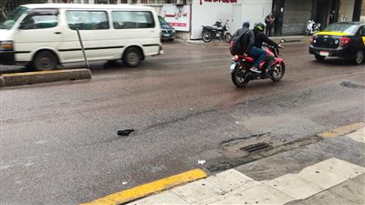 هطول أمطار غزيرة على محافظة الإسكندرية تزامنا مع نوة حسوم (صور)