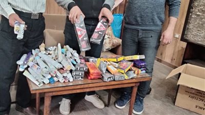 ضبط شخص وبحوزته مليون قطعة ألعاب نارية بالجمالية