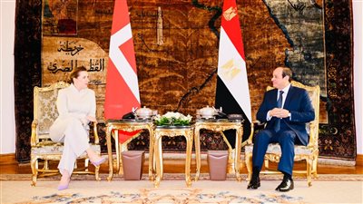 تفاصيل زيارة رئيسة وزراء الدنمارك لقصر الاتحادية ولقاء السيسي (فيديو وصور)