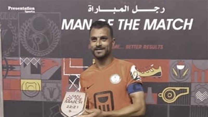 محمود قاعود رجل مباراة