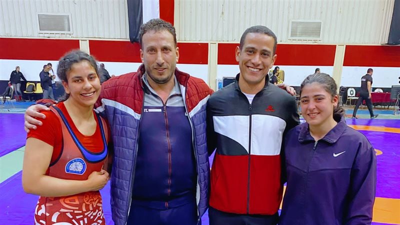 أبطال المصارعة بالدقهلية،