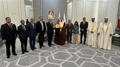 حنفي جبالي يلتقي رئيس مجلس النواب البحريني