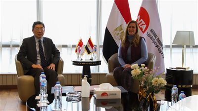 المدير التنفيذي للأكاديمية الوطنية للتدريب تستقبل سفير سنغافورة في القاهرة