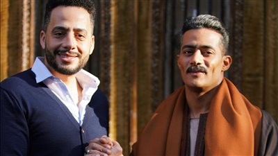 مسلسلات رمضان 2023، محمد رمضان رفقة عصام السقا في كواليس 