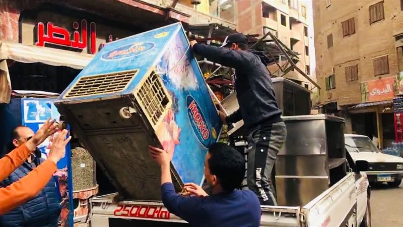 حملة اشغالات بالجيزة؛فيتو