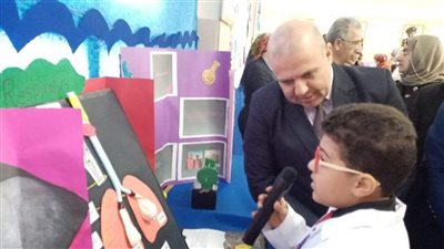 وكيل التعليم بدمياط يفتتح معرض العلوم الأول للمدرسة المصرية اليابانية 