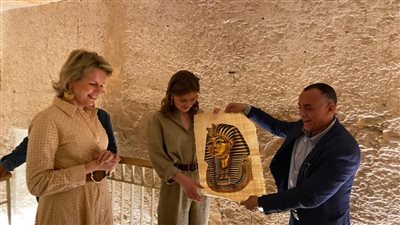 ملكة بلجيكا تزور عددا من المعالم الأثرية بمحافظة الأقصر (صور)