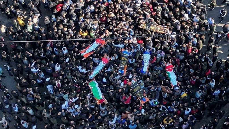 استشهاد 4 فلسطينيين