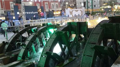  محافظ الفيوم يفتتح ميدان السواقي بعد التطوير (فيديو وصور)