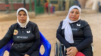 بطلتان خمسينيتان من أصحاب الهمم تحدتا العمر والظروف واحترفتا تنس الطاولة بالمنيا