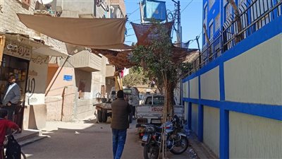 استكمال أعمال التطوير والتجميل حي شرق أسيوط 