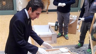 بسام راضي: استرداد أربع قطع أثرية نادرة بالتعاون مع السلطات الإيطالية (صور)