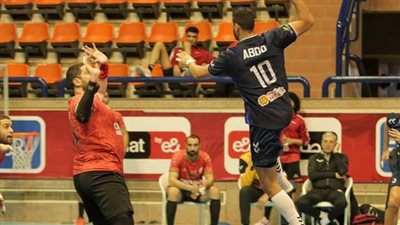 رجال يد الأهلي يفوز على سبورتنج في الدوري 